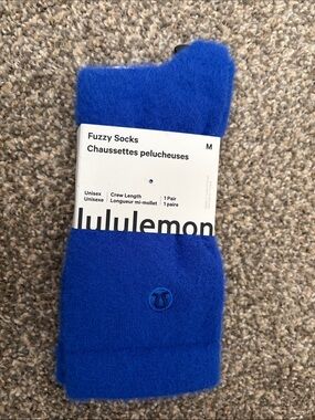 Lululemon Athletica UnisexFuzzy Crew Socks - Blue